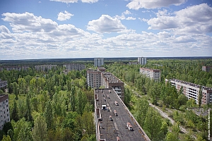 Статья "Путешествие по высокоэтажному дому в Припяти. Чернобыль"
